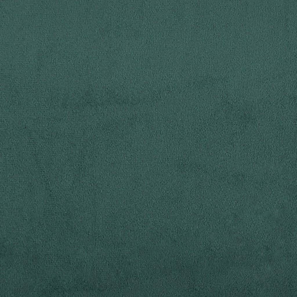 vidaXL Bench Dark Green 108x79x79 cm Velvet