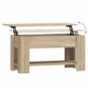 vidaXL Coffee Table Sonoma Oak 101x49x52 cm Engineered Wood
