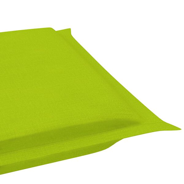 vidaXL Garden Sun Lounger with Cushion Solid Acacia Wood