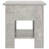 vidaXL Coffee Table Concrete Grey 40x40x42 cm Engineered Wood