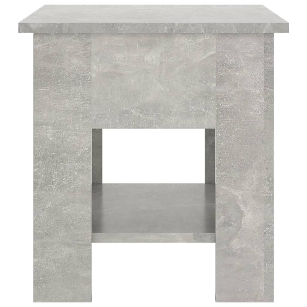 vidaXL Coffee Table Concrete Grey 40x40x42 cm Engineered Wood