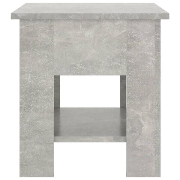 vidaXL Coffee Table Concrete Grey 40x40x42 cm Engineered Wood