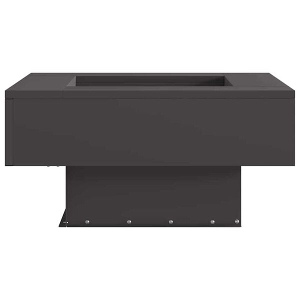 vidaXL Fire Pit Black 60 x 60 x 30 cm Cold-rolled steel