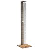 vidaXL Outdoor Shower Grey 50x55x224 cm Poly Rattan and Acacia Wood