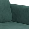 vidaXL 3 Piece Sofa Set Dark Green Velvet