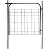 vidaXL Garden Fence Gate 100x100 cm Anthracite