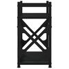 vidaXL Printer Stand 2-Tier Black 40x20x40 cm Engineered Wood