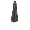 vidaXL Garden Parasol with Metal Pole 390 cm Anthracite