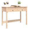 vidaXL Desk with Drawers 100x50x78 cm Solid Wood Pine