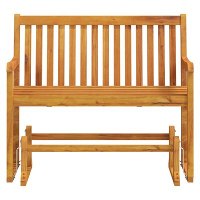 vidaXL Garden Swing Bench 110 cm Solid Acacia Wood