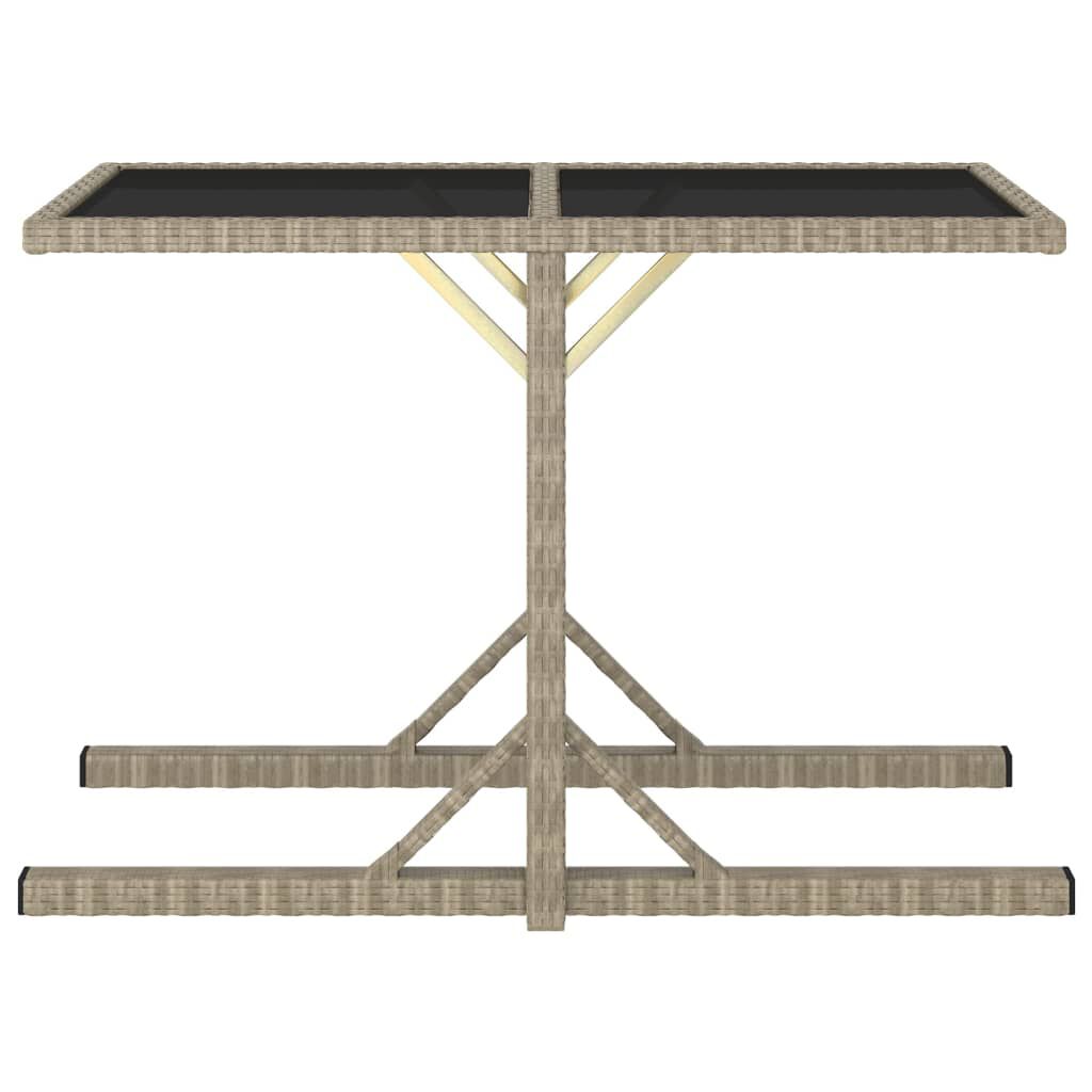 vidaXL 3 Piece Garden Dining Set Brown