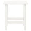 vidaXL Garden Adirondack Chair with Table Solid Fir Wood White