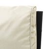vidaXL 11 Piece Garden Lounge Set with Sand Cushions Steel