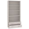 vidaXL Highboard HAMAR Solid Wood Pine White