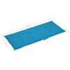 vidaXL Garden Chairs 4 pcs with Blue Cushions Solid Teak Wood