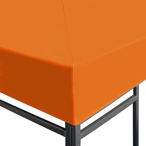 vidaXL Gazebo Top Cover 310 g/m² 3x3 m Orange