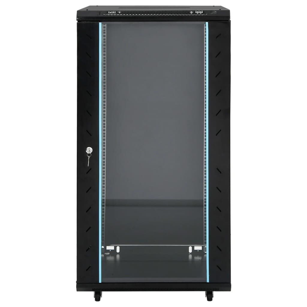 vidaXL 22U Network Cabinet with Swivel Feet 19" IP20 60x60x120 cm
