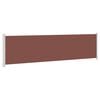 vidaXL Patio Retractable Side Awning 600x160 cm Brown