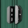 vidaXL Garden Shed Green Metal