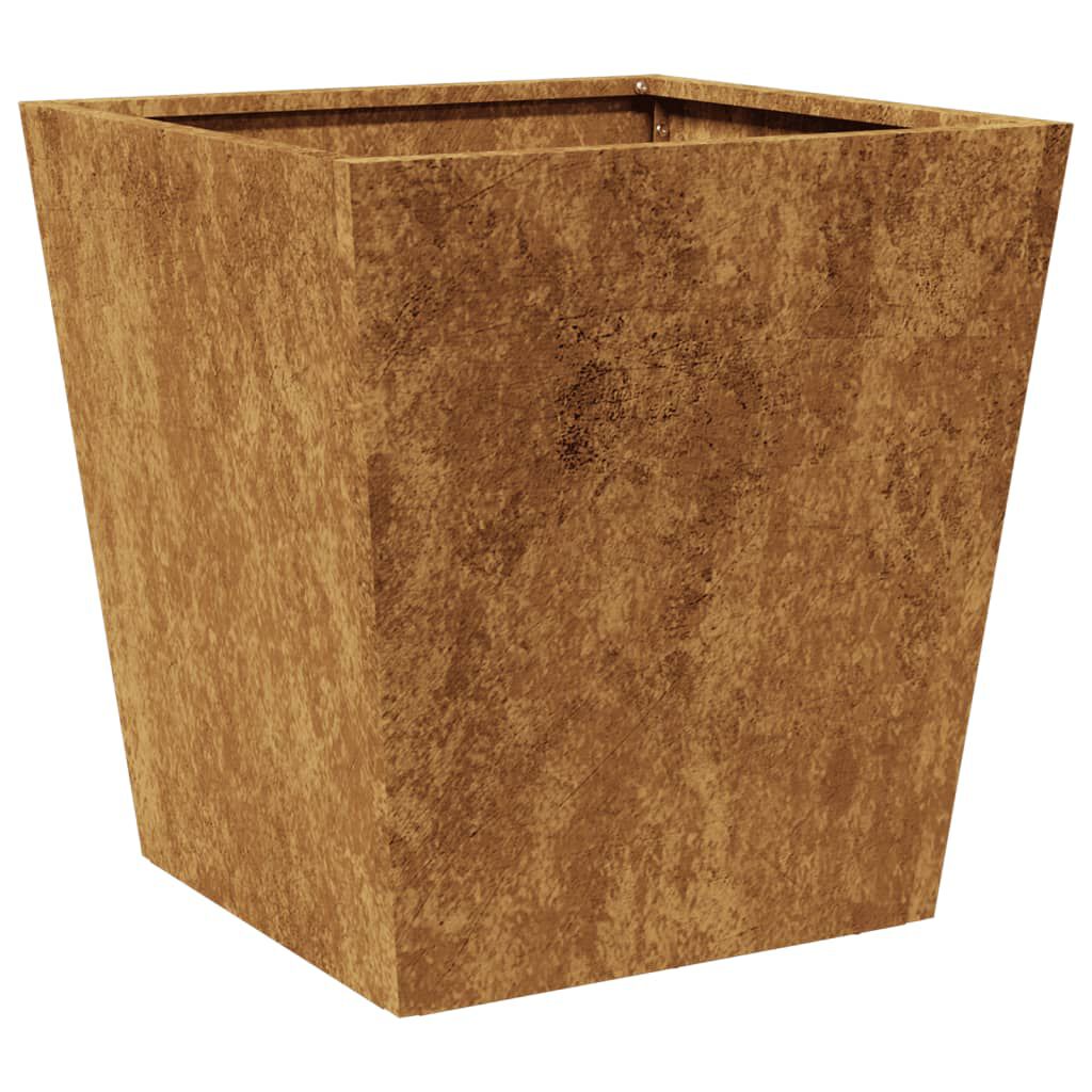 vidaXL Garden Planters 2 pcs 40x40x40 cm Weathering Steel