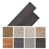 vidaXL Self-adhesive PVC Flooring Planks 5.02 m² 2 mm Dark Brown