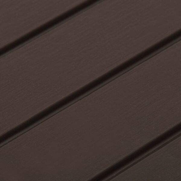 vidaXL Garden Table Mocha 53x53x40 cm Plastic