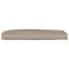 vidaXL Cushion Taupe 110 x 40 x 8 cm Oxford Fabric