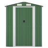 vidaXL Garden Shed Green 192x440x223 cm Galvanised Steel