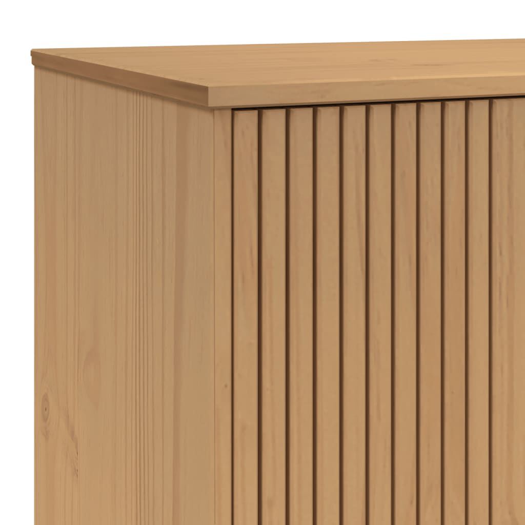 vidaXL Wardrobe OLDEN Brown 76.5x53x172 cm Solid Wood Pine