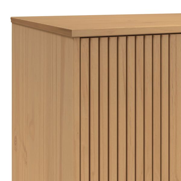 vidaXL Wardrobe OLDEN Brown 76.5x53x172 cm Solid Wood Pine