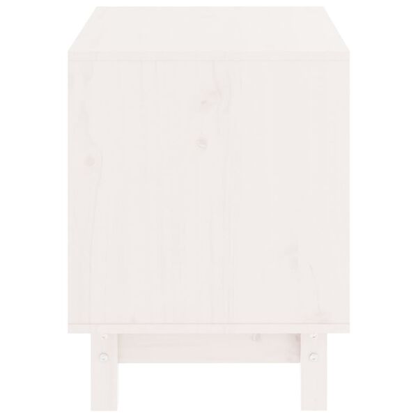vidaXL Dog House White 50x40x52 cm Solid Wood Pine