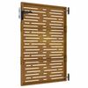 vidaXL Garden Gate 85x125 cm Corten Steel Square Design