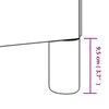 vidaXL Bed Frame without Mattress White 152x203 cm Queen Faux Leather