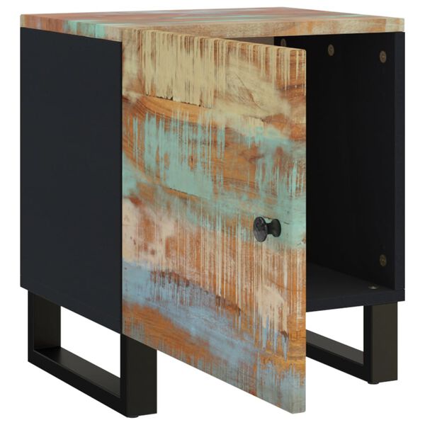 vidaXL Bedside Cabinet 40x33x46 cm Solid Wood Reclaimed