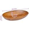 vidaXL Basin Solid Teak Wood 60x40x10 cm