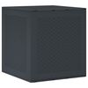 vidaXL Storage Box Anthracite 55 x 53 x 57 cm Polypropylene