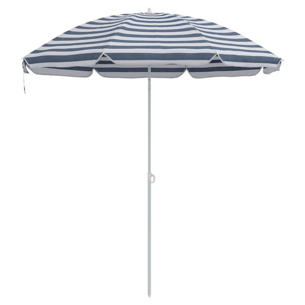 vidaXL Beach Parasol Blue 300 cm