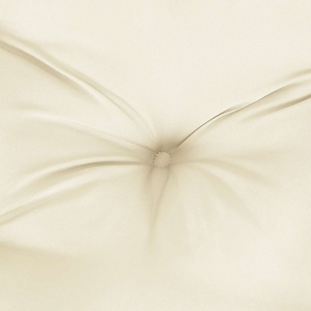 vidaXL Garden Bench Cushion Cream White 150x(50+50)x7cm Oxford Fabric