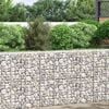 vidaXL Gabion Raised Beds 3 pcs 30x30x100 cm Iron