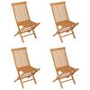 vidaXL 7 Piece Garden Dining Set Solid Teak Wood
