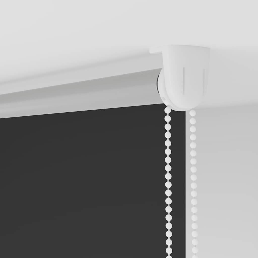 Roller Blind Blackout 40 x 100 cm Black