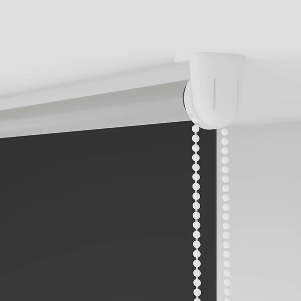 Roller Blind Blackout 40 x 100 cm Black