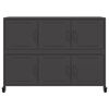 vidaXL Sideboard Black 100.5x39x72 cm Steel