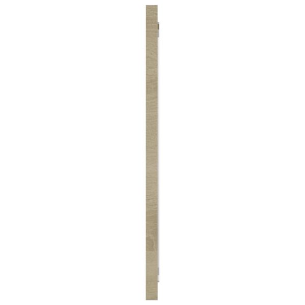 vidaXL Bathroom Mirror Sonoma Oak 80x1.5x37 cm Engineered Wood
