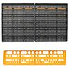 vidaXL Tool Wall 646x385 mm 26 Tool Holders PP