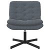 vidaXL Swivel Relaxing Chair Dark Grey 63 x 75 x 76 cm Velvet