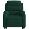 vidaXL Electric Stand up Massage Recliner Chair Dark Green Velvet