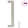 vidaXL Cabinet Handles 10 pcs Silver 128 mm Stainless Steel