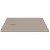 vidaXL Shower Base Tray SMC Brown 90x80 cm