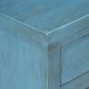 vidaXL Bedside Table Solid Mango Wood 40x30x50 cm Blue